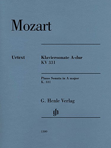 Klaviersonate A-dur KV 331 (300i) mit türkischem Marsch (Alla Turca) (G. Henle Urtext-Ausgabe) von Henle, G. Verlag